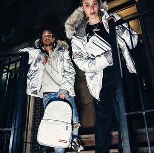 sprayground reflective jacket